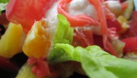 Японский фруктовый салат с маринованным имбирем. Шаг 3