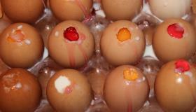 Желейные яйца. Шаг 3