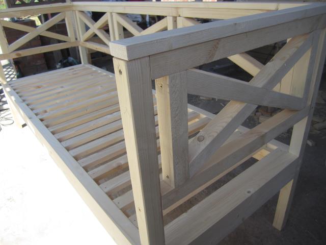 Садовый диванчик. Шаг 12