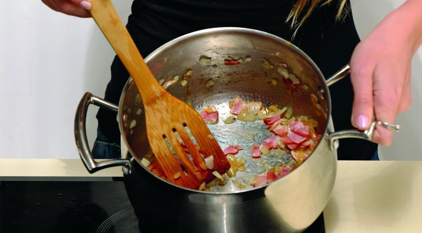 Тыквенный суп с беконом. Шаг 1 Тыквенный суп с беконом. Шаг 1