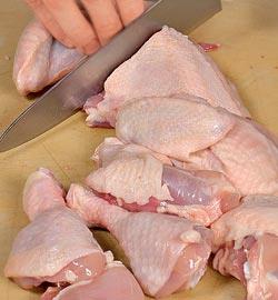 Курица с тыквой и грибами. Шаг 2