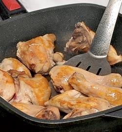 Курица с тыквой и грибами. Шаг 3