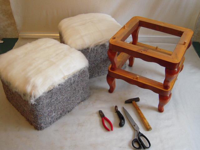 Мастер-класс по реставрации пуфика. Шаг 7 Мастер-класс по реставрации пуфика. Шаг 7