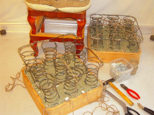 Мастер-класс по реставрации пуфика. Шаг 3 Мастер-класс по реставрации пуфика. Шаг 3