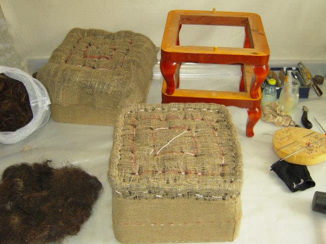 Мастер-класс по реставрации пуфика. Шаг 6 Мастер-класс по реставрации пуфика. Шаг 6