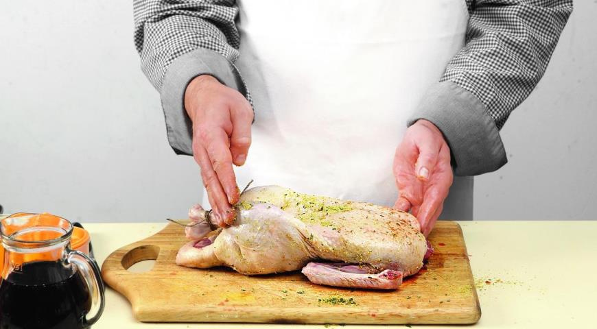 Утка в глазури из граната и рома. Шаг 2