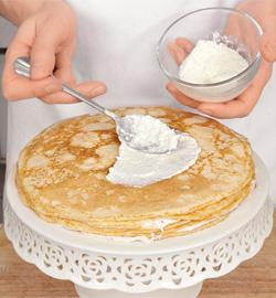 Блинный пирог с рыбным муссом. Шаг 6