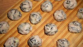 Пирог с куриными фрикадельками и рисом. Шаг 3