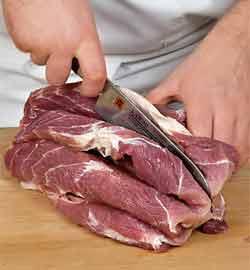 Запечённая в духовке шейка с овощами и грибным соте. Шаг 3