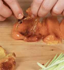 Запечённая в духовке шейка с овощами и грибным соте. Шаг 5