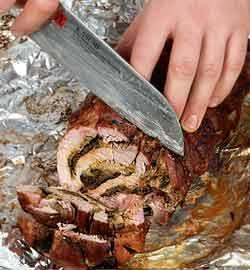 Запечённая в духовке шейка с овощами и грибным соте. Шаг 11