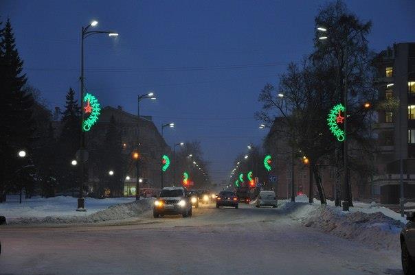 Люблю свой город в новый год