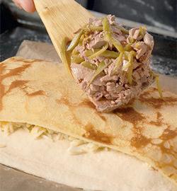 Кулебяка со сложной мясной начинкой. Шаг 2