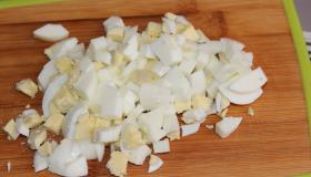 Окрошка на тане. Шаг 2