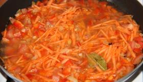 Пряный рис с креветками в рисовой бумаге. Шаг 2