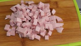 Окрошка на тане. Шаг 1