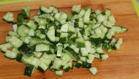 Окрошка на тане. Шаг 3