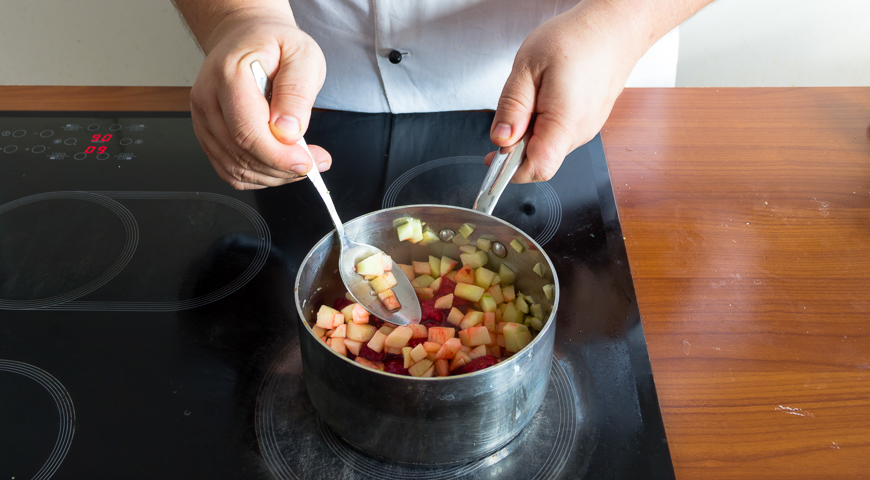 Каша из киноа на кокосовых сливках с ягодами. Шаг 2 Каша из киноа на кокосовых сливках с ягодами. Шаг 2