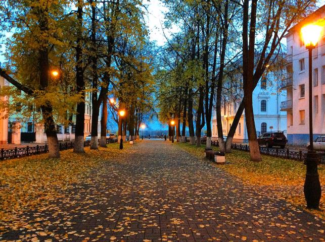 Ярославль Осенний Вечер Фото