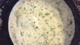 Блины с зеленью. Шаг 6