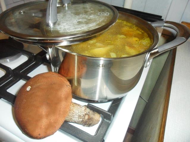 Суп-лапша с грибами  