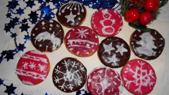 Печенье " Елочные шары"