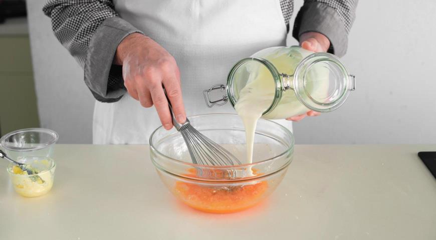 Блины  на кислом молоке. Шаг 2