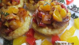 Корзиночки-перевертыши из овощей с фетой. Шаг 5