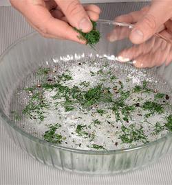 Как быстро засолить семгу к праздникам. Шаг 5