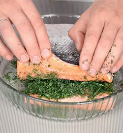 Как быстро засолить семгу к праздникам. Шаг 6