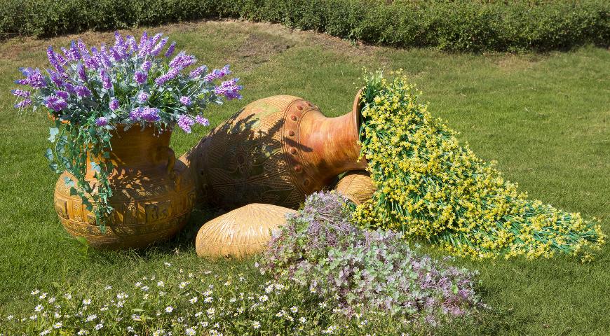 Originales como hacer jardineras de flores para cementerio