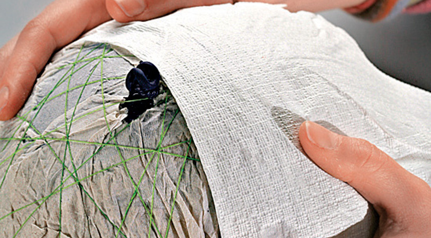 Ваза из папье-маше