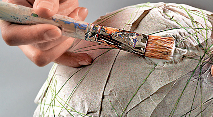 Ваза из папье-маше