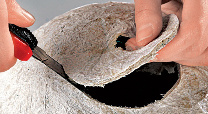 Ваза из папье-маше