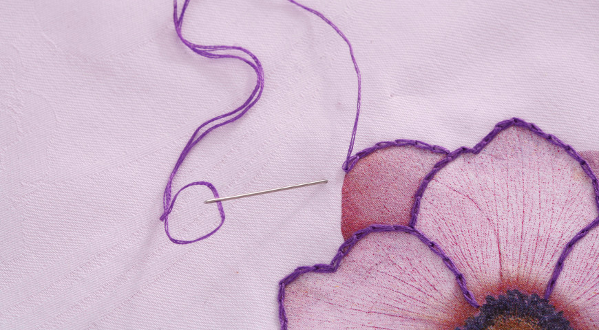 Скатерть цветочная поляна