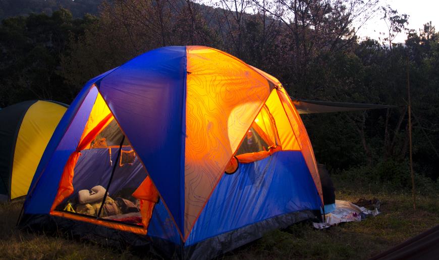 Электричество в палатке