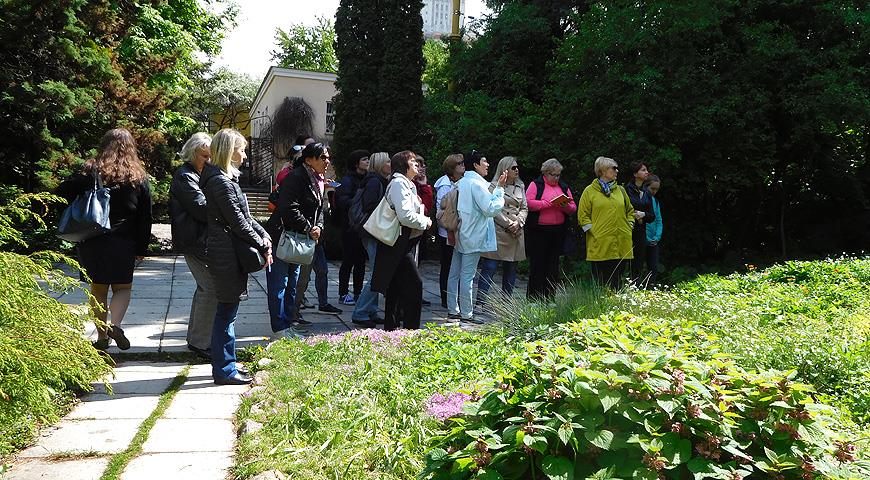 Ботанический сад МГУ, май