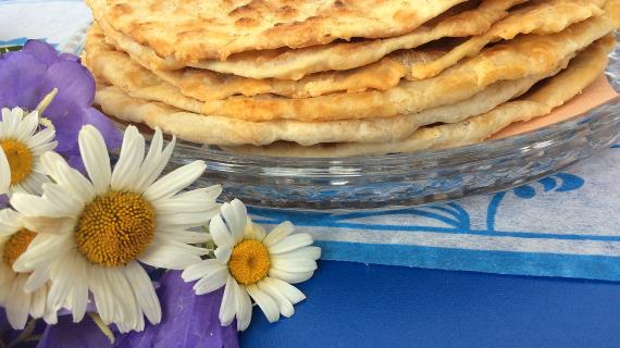 Лепешки на воде и муке