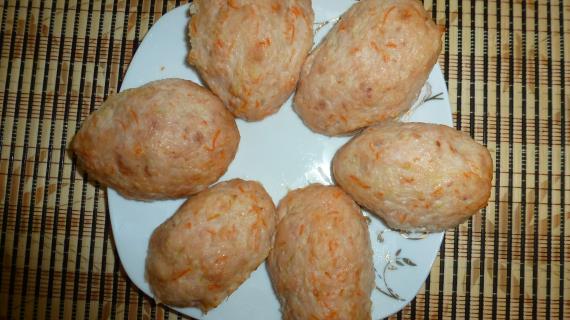 Котлеты с кабачком и морковью