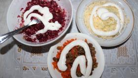 Салат Поклонник. Шаг 3