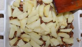 Запеканка с грибами и картофелем. Шаг 6