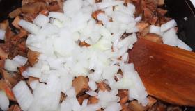 Запеканка с грибами и картофелем. Шаг 2