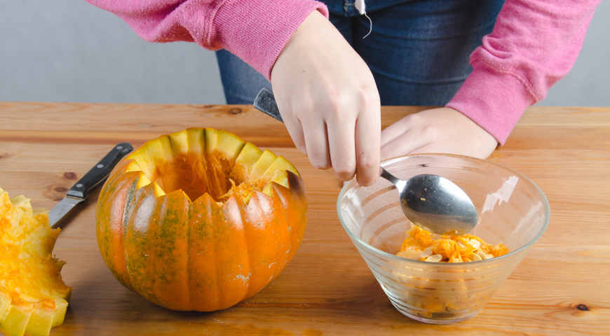 декор из тыквы