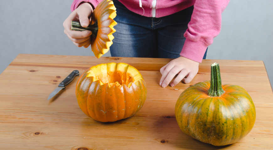 декор из тыквы