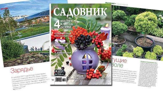 Журнал Садовник № 11-12 (146) ноябрь-декабрь 2017