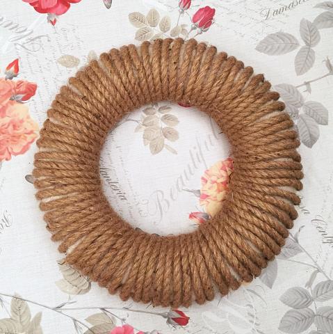 Создаем Рождественский венок своими руками . Шаг 9