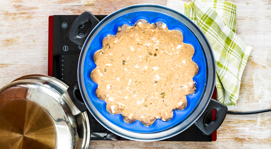 Постный пряный пирог с яблоками на пару. Шаг 3