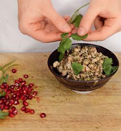 Пхали из белой фасоли. Шаг 6