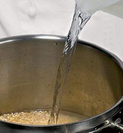 Суп из грибов и перловки. Шаг 1