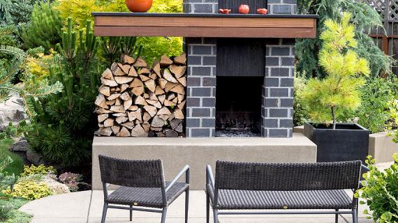 6 лучших идей для хранения дров на даче